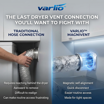 Varlio™ MagniVent — Magnetic Dryer Vent Connector Kit
